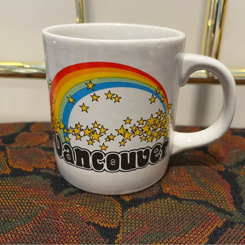 Vintage Vancouver Rainbow Mug